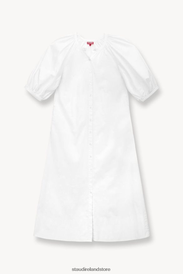 Women Clothing White STAUD VINCENT DRESS H8RLPJ267