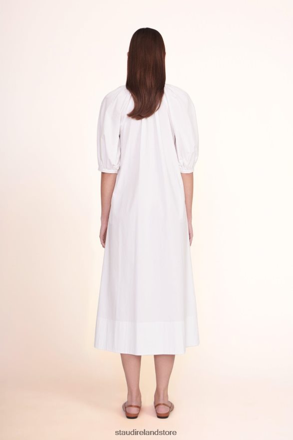 Women Clothing White STAUD VINCENT DRESS H8RLPJ267