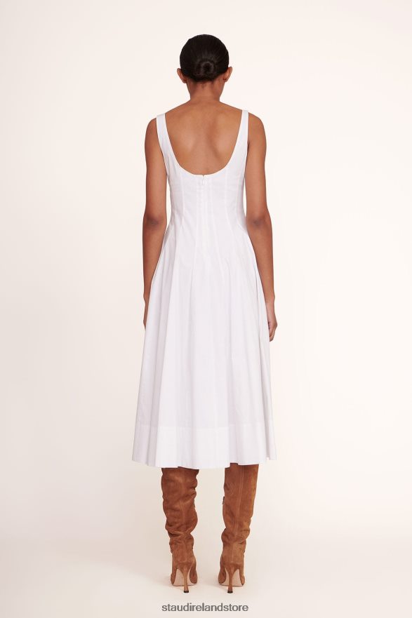 Women Clothing White STAUD WELLS DRESS H8RLPJ60