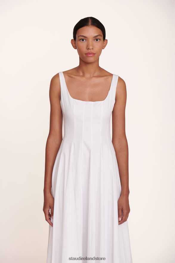 Women Clothing White STAUD WELLS DRESS H8RLPJ60