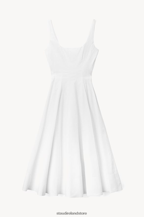 Women Clothing White STAUD WELLS DRESS H8RLPJ60