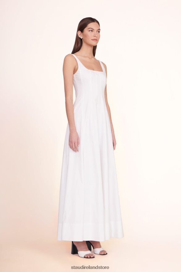 Women Clothing White STAUD WELLS MAXI DRESS H8RLPJ249