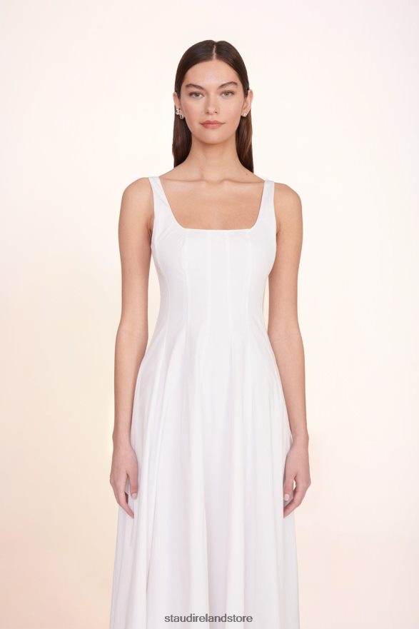 Women Clothing White STAUD WELLS MAXI DRESS H8RLPJ249