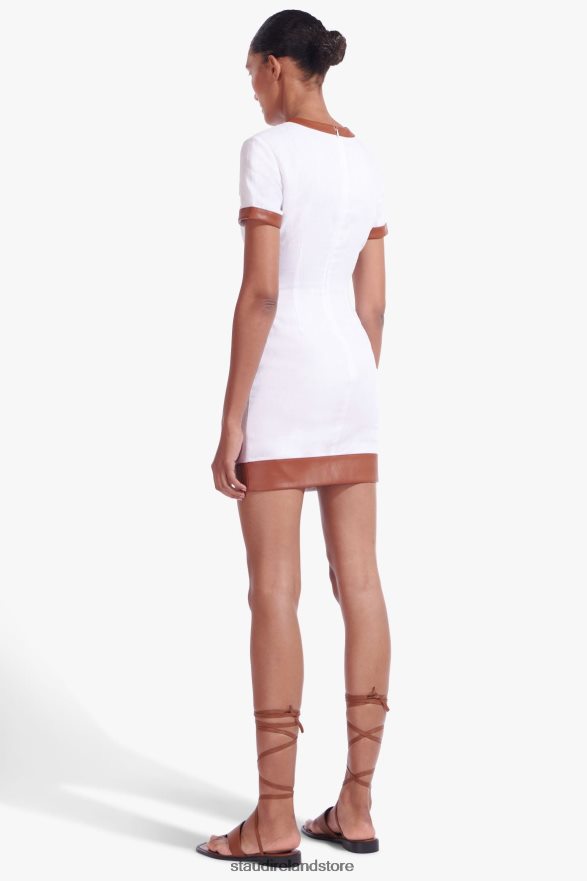 Women Clothing White Whiskey STAUD MINI PERLA DRESS H8RLPJ45