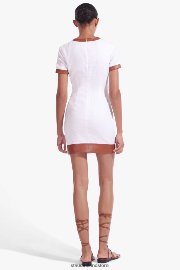 Women Clothing White Whiskey STAUD MINI PERLA DRESS H8RLPJ45