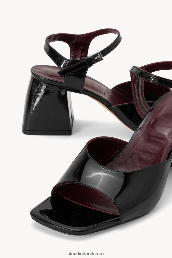 Women Shoes Black Patent STAUD TWYLA HEEL H8RLPJ874