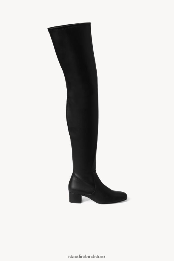 Women Shoes Black STAUD AIMEE BOOT VEGAN LEATHER H8RLPJ1002