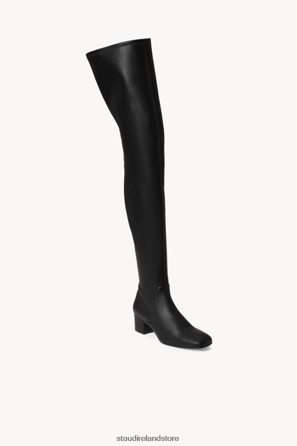 Women Shoes Black STAUD AIMEE BOOT VEGAN LEATHER H8RLPJ1002