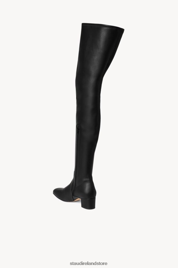 Women Shoes Black STAUD AIMEE BOOT VEGAN LEATHER H8RLPJ1002