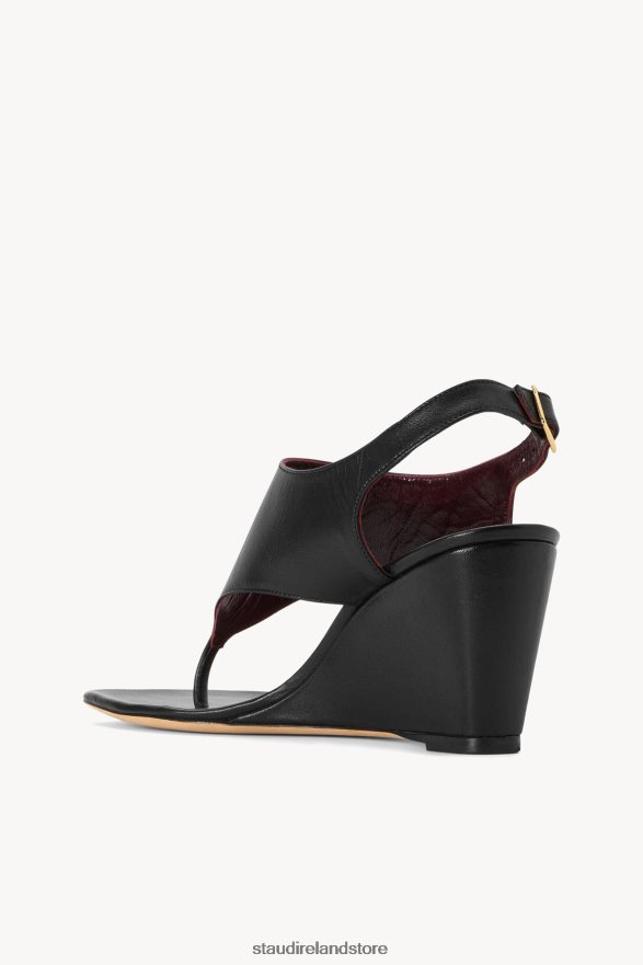 Women Shoes Black STAUD ALEX WEDGE H8RLPJ939
