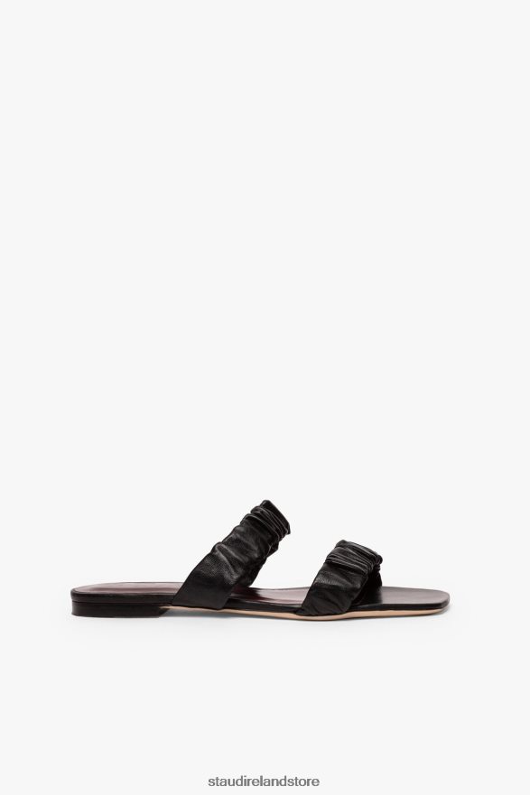 Women Shoes Black STAUD MAYA RUCHED SANDAL H8RLPJ926
