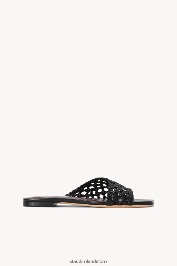 Women Shoes Black STAUD NEVIL CROCHET SANDAL H8RLPJ924