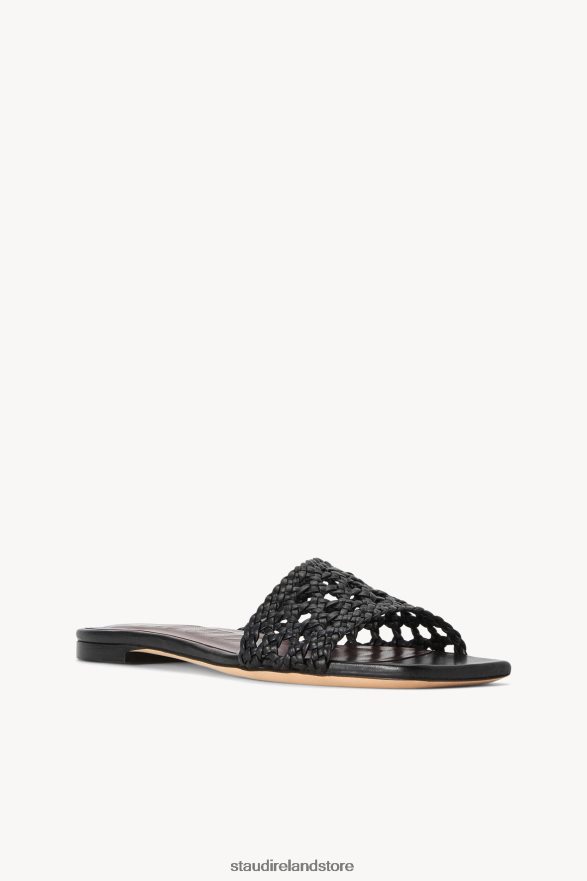 Women Shoes Black STAUD NEVIL CROCHET SANDAL H8RLPJ924