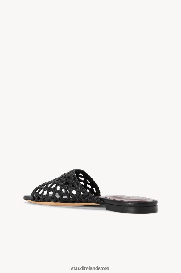Women Shoes Black STAUD NEVIL CROCHET SANDAL H8RLPJ924