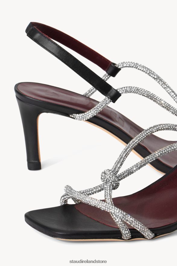 Women Shoes Black STAUD NICOLETTE RHINESTONE HEEL H8RLPJ902