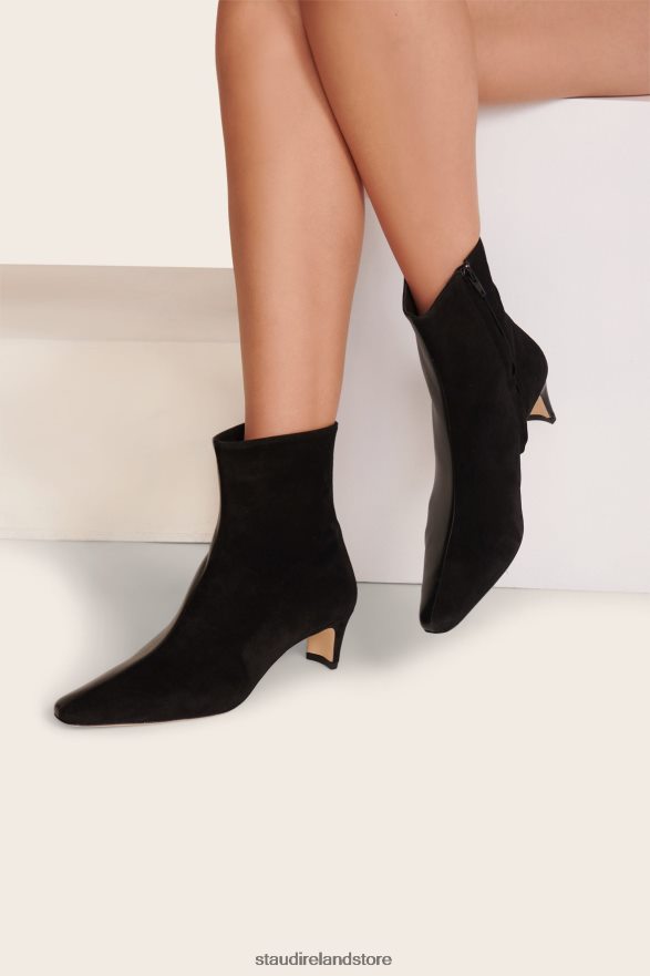 Women Shoes Black STAUD WALLY SPLIT ANKLE BOOT H8RLPJ995