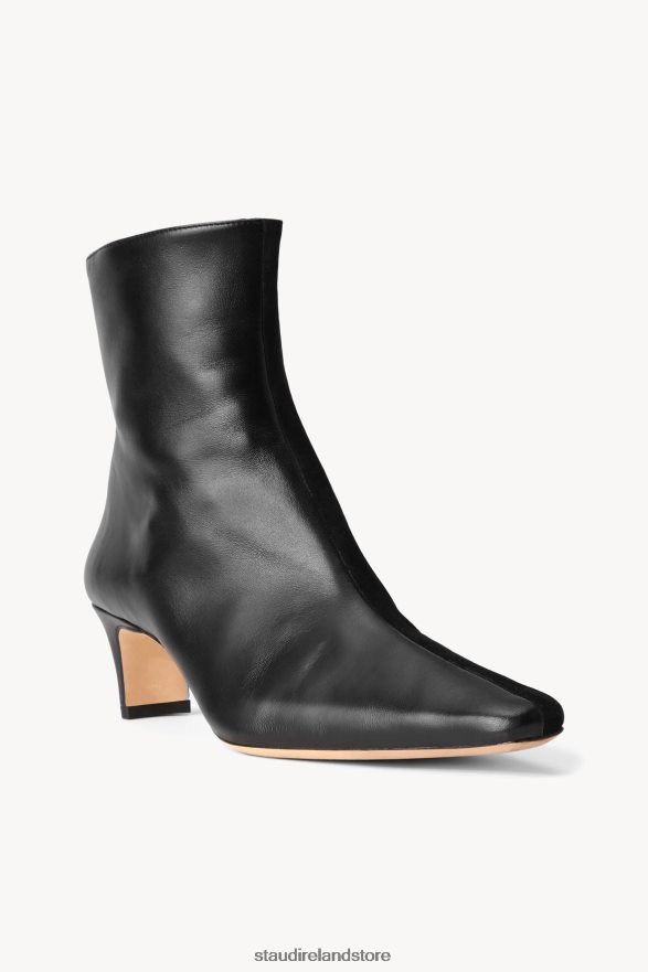 Women Shoes Black STAUD WALLY SPLIT ANKLE BOOT H8RLPJ995
