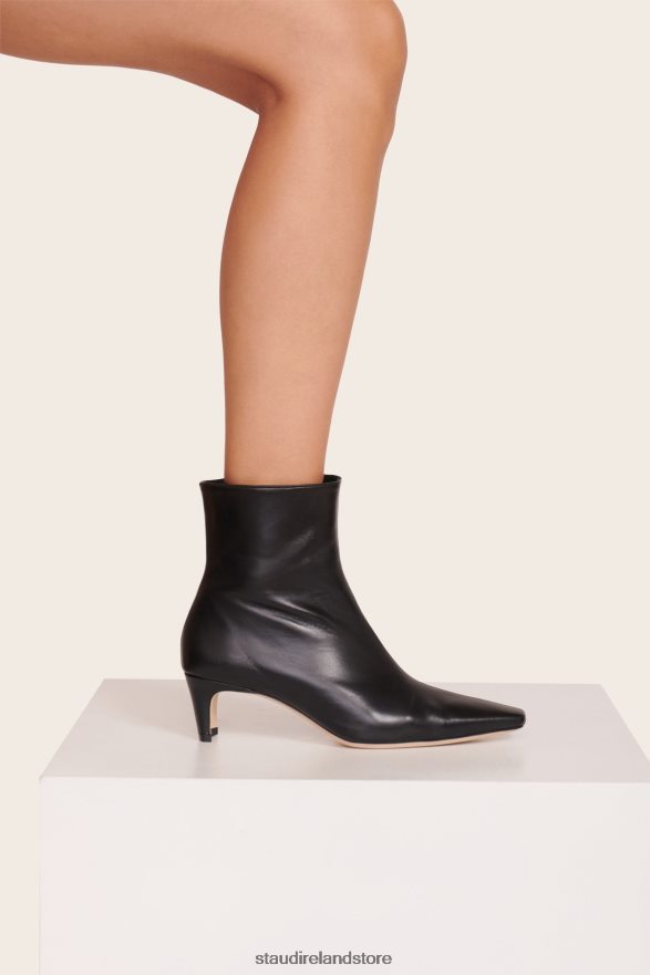 Women Shoes Black STAUD WALLY SPLIT ANKLE BOOT H8RLPJ995