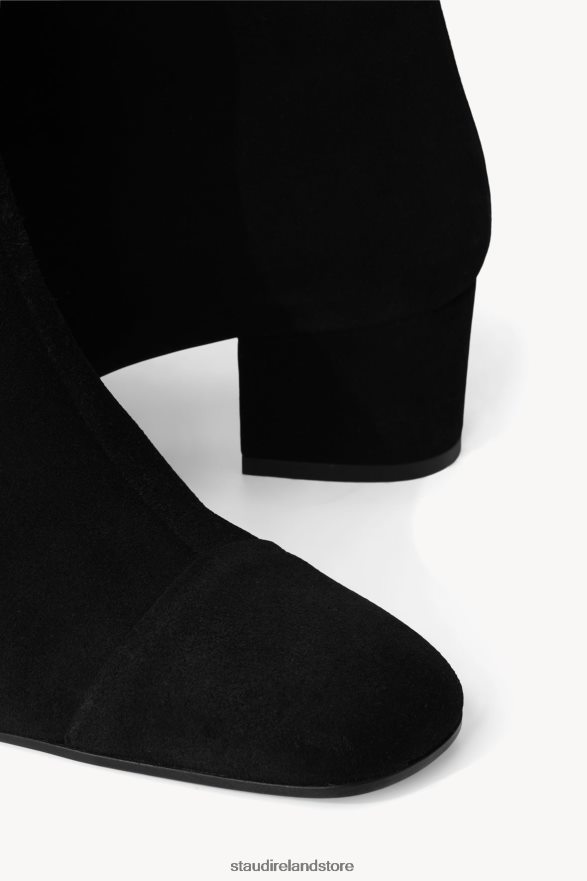 Women Shoes Black Suede STAUD AIMEE SHORT BOOT H8RLPJ983