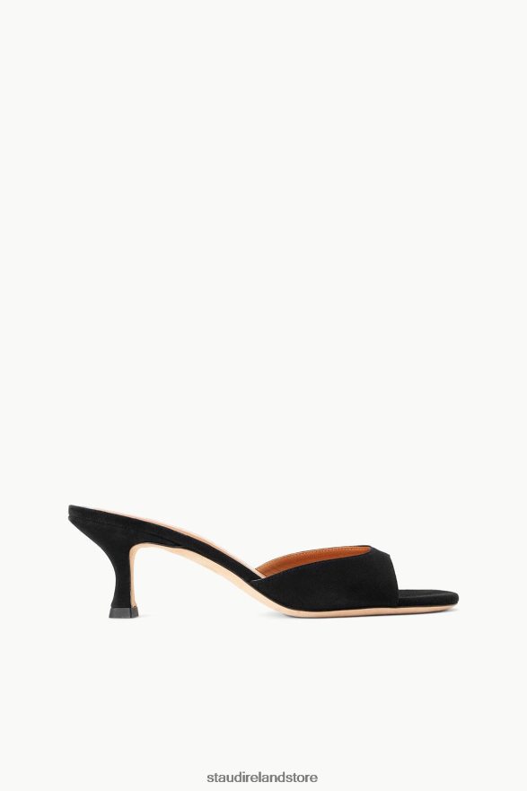 Women Shoes Black Suede STAUD BRIGITTE MULE H8RLPJ943