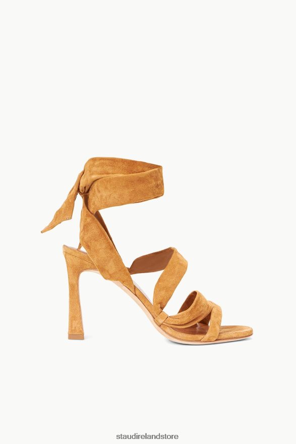 Women Shoes Cashew STAUD RELLIE HEEL SUEDE H8RLPJ886