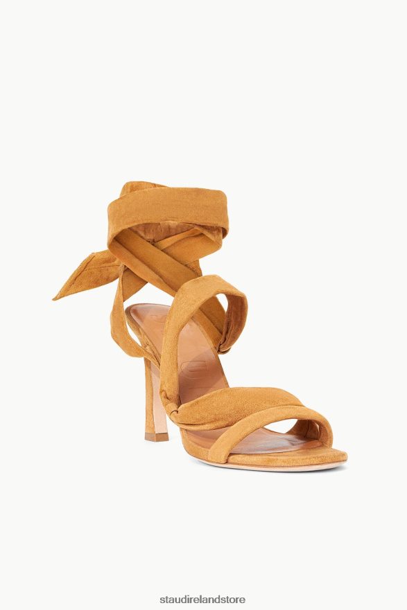 Women Shoes Cashew STAUD RELLIE HEEL SUEDE H8RLPJ886