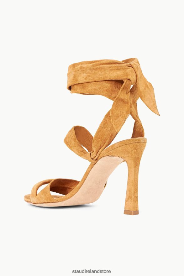 Women Shoes Cashew STAUD RELLIE HEEL SUEDE H8RLPJ886