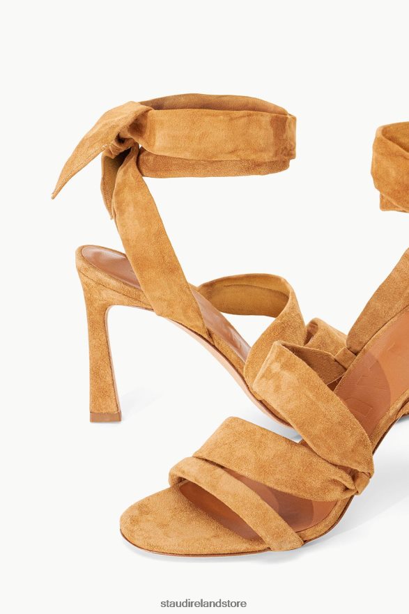 Women Shoes Cashew STAUD RELLIE HEEL SUEDE H8RLPJ886