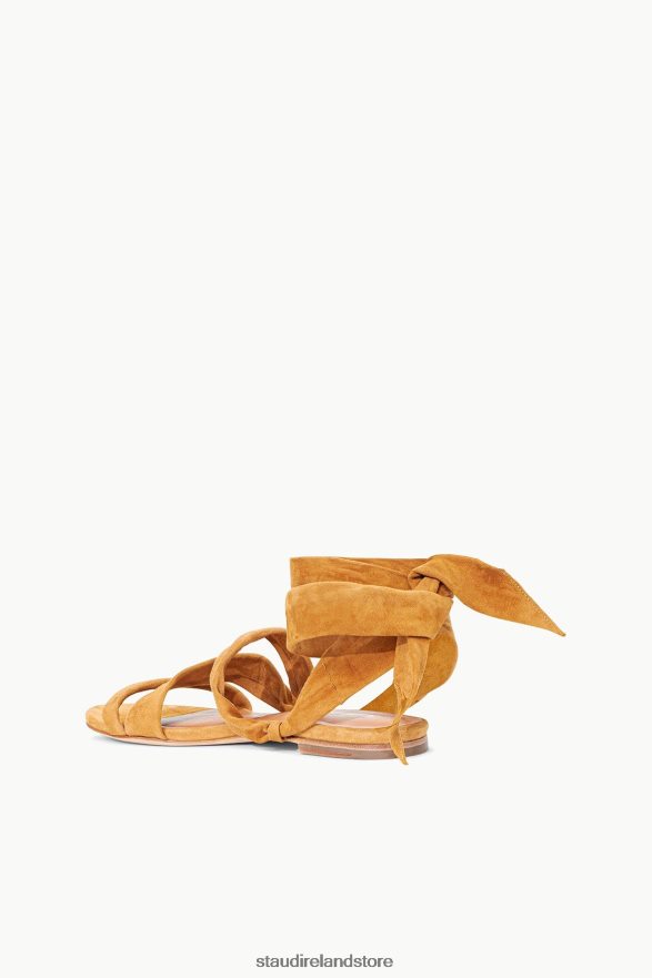 Women Shoes Cashew STAUD RELLIE SANDAL SUEDE H8RLPJ916