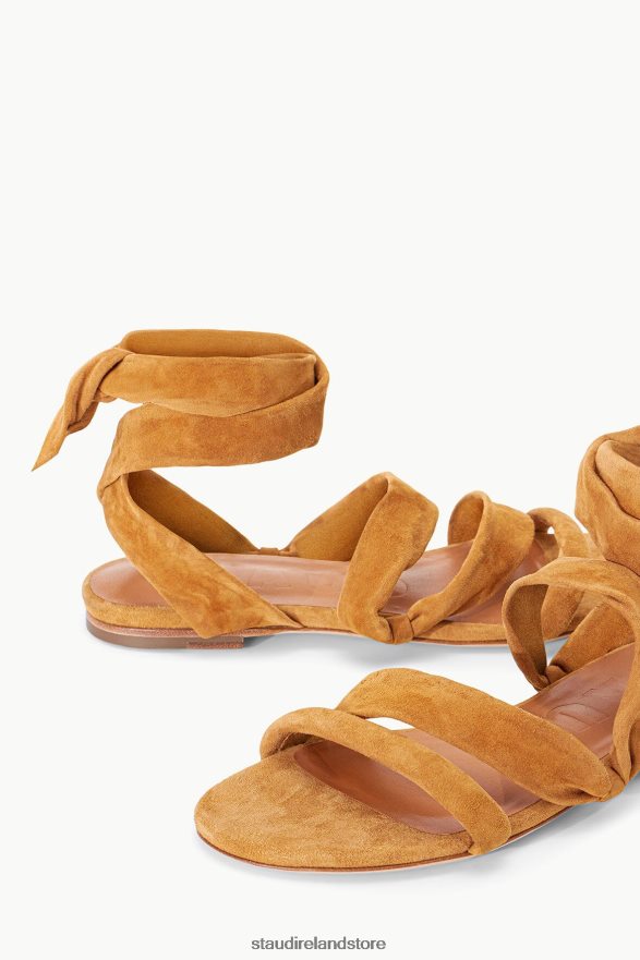 Women Shoes Cashew STAUD RELLIE SANDAL SUEDE H8RLPJ916
