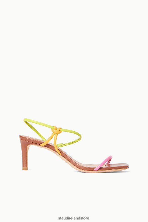 Women Shoes Citron Multi STAUD LAUREL HEEL H8RLPJ875