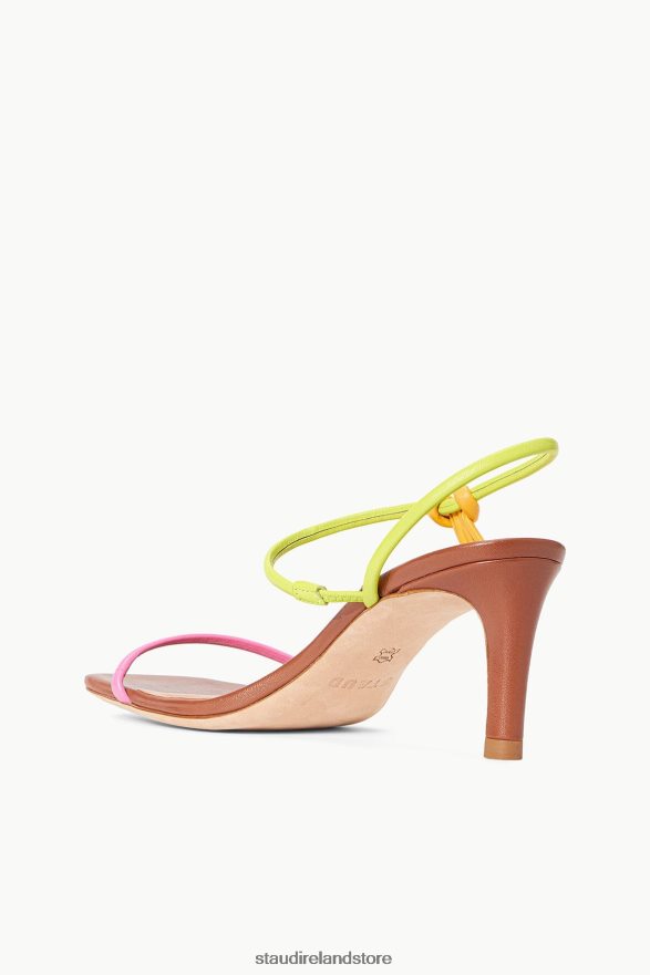 Women Shoes Citron Multi STAUD LAUREL HEEL H8RLPJ875