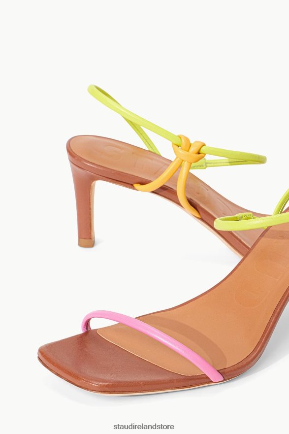 Women Shoes Citron Multi STAUD LAUREL HEEL H8RLPJ875