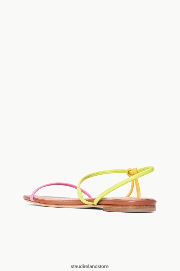 Women Shoes Citron Multi STAUD LAUREL SANDAL H8RLPJ913