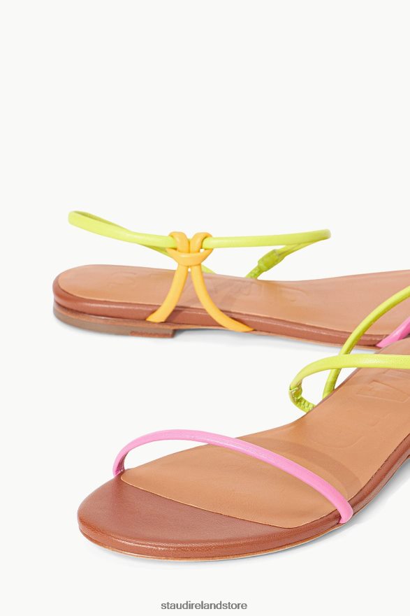 Women Shoes Citron Multi STAUD LAUREL SANDAL H8RLPJ913