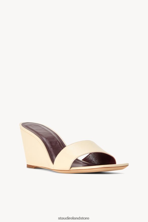 Women Shoes Cream STAUD BILLIE WEDGE H8RLPJ896