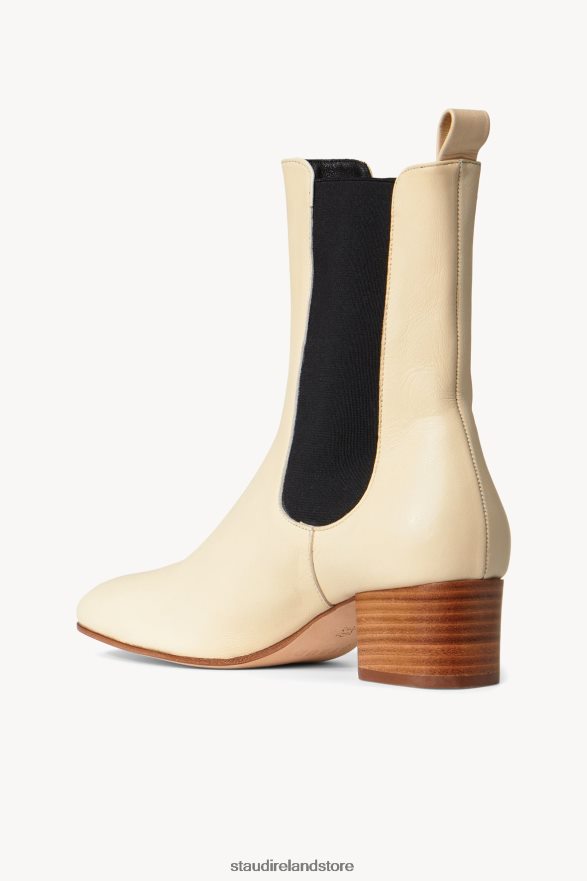 Women Shoes Cream STAUD DAPHNE BOOT H8RLPJ986