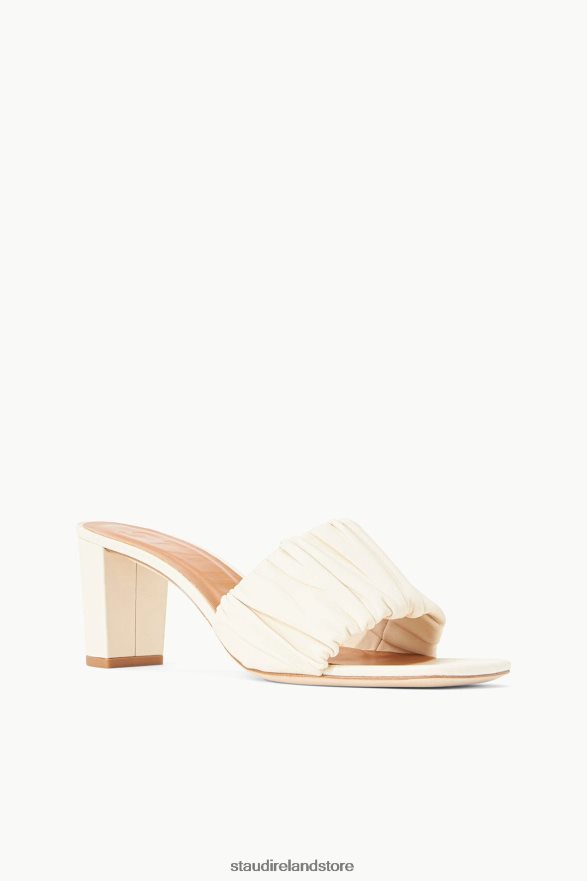 Women Shoes Cream STAUD FRANCINE HEEL H8RLPJ883