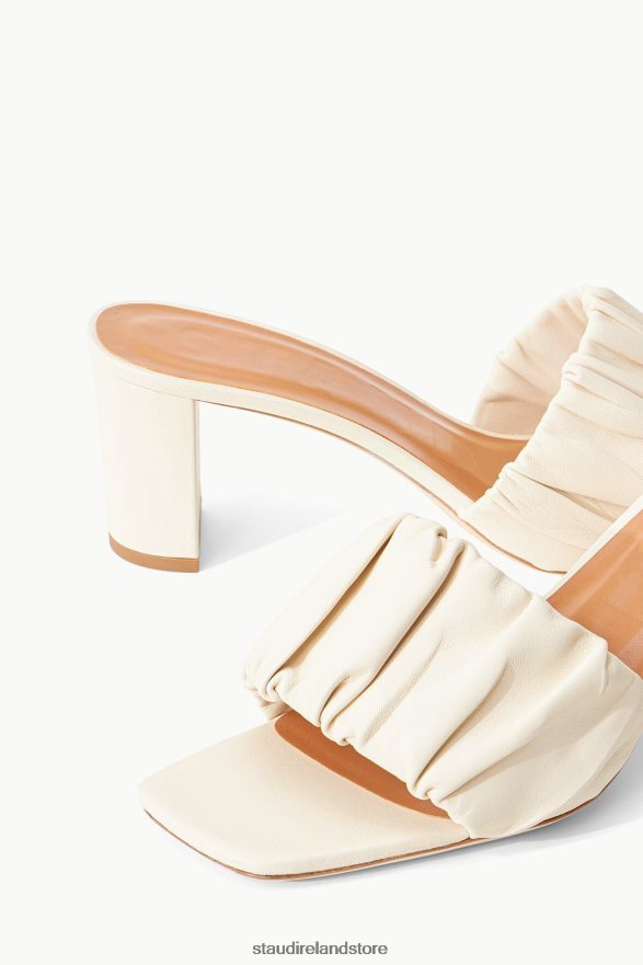 Women Shoes Cream STAUD FRANCINE HEEL H8RLPJ883