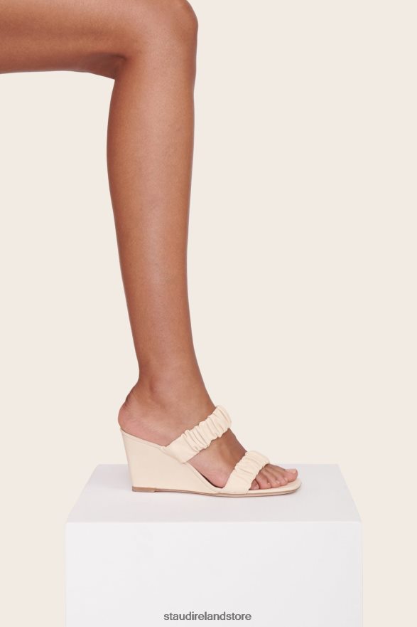 Women Shoes Cream STAUD FRANKIE WEDGE H8RLPJ937