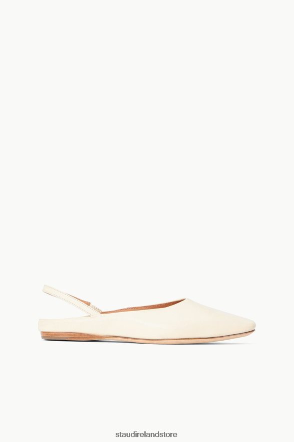 Women Shoes Cream STAUD JANINE MULE H8RLPJ950
