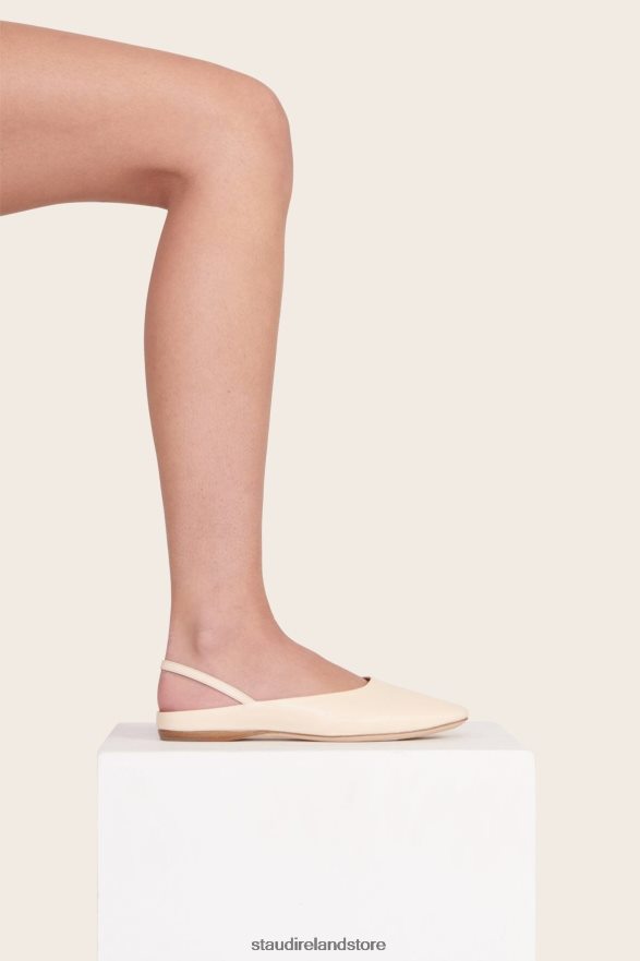 Women Shoes Cream STAUD JANINE MULE H8RLPJ950