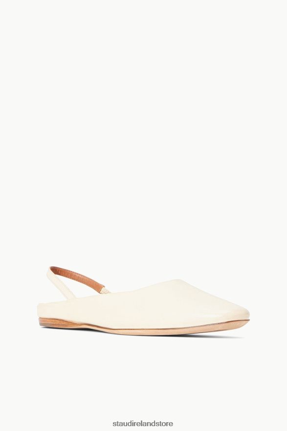 Women Shoes Cream STAUD JANINE MULE H8RLPJ950