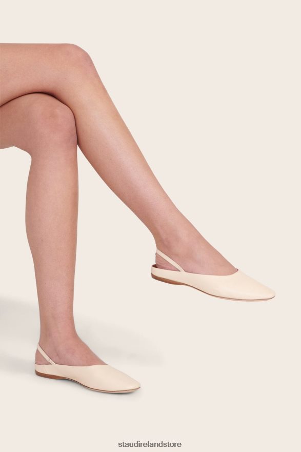 Women Shoes Cream STAUD JANINE MULE H8RLPJ950