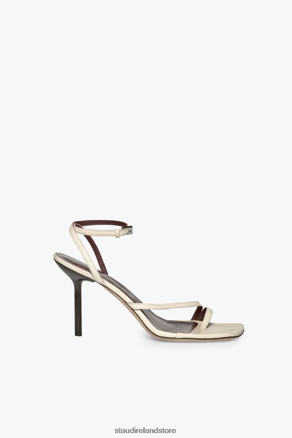 Women Shoes Cream STAUD MONA HEEL H8RLPJ907