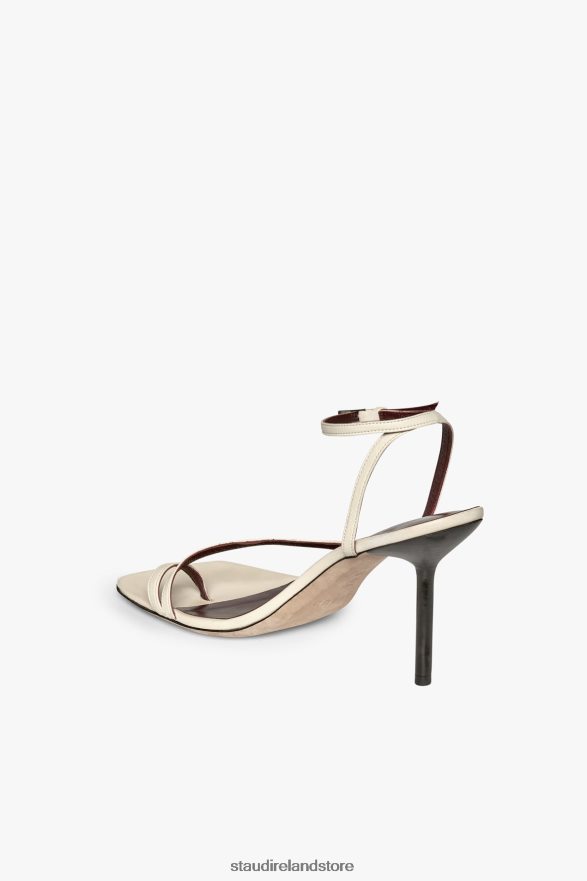 Women Shoes Cream STAUD MONA HEEL H8RLPJ907