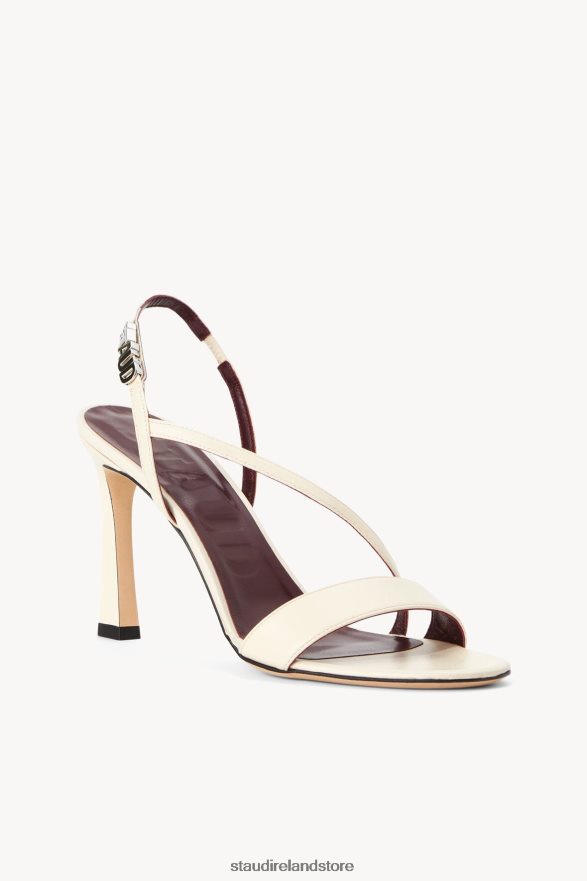 Women Shoes Cream STAUD NADJA HEEL H8RLPJ904
