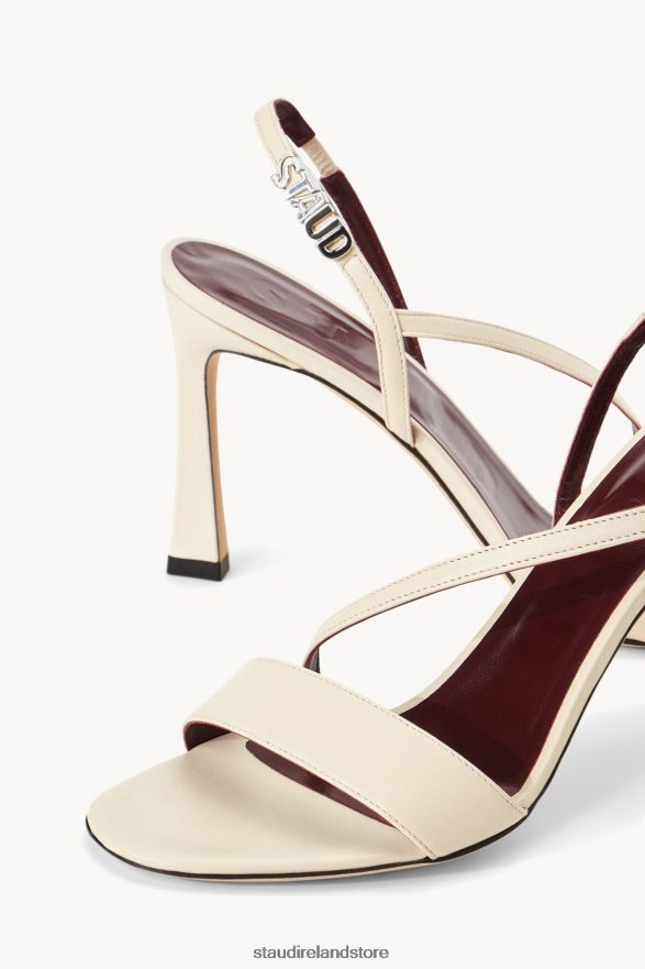 Women Shoes Cream STAUD NADJA HEEL H8RLPJ904