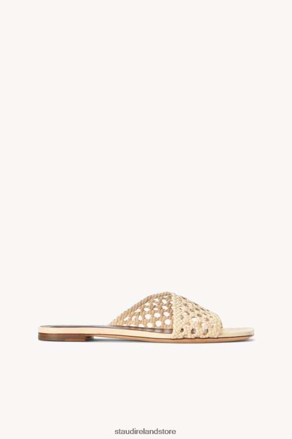 Women Shoes Cream STAUD NEVIL CROCHET SANDAL H8RLPJ923