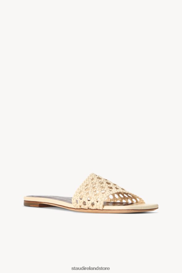 Women Shoes Cream STAUD NEVIL CROCHET SANDAL H8RLPJ923